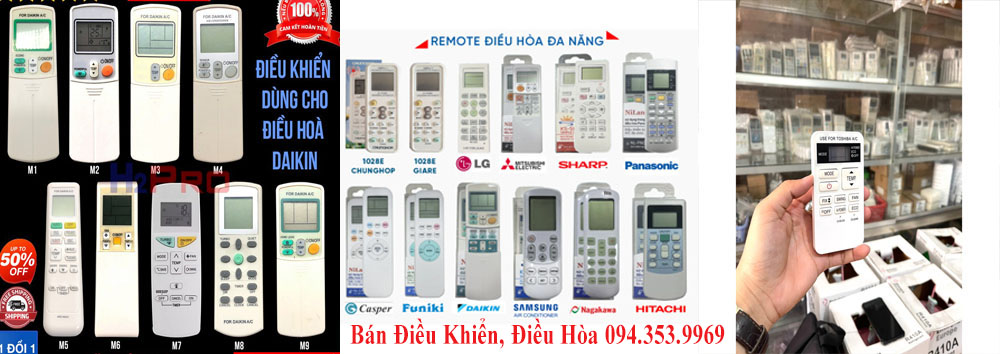 bán điều khiển điều hòa tại hà đông