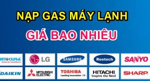 bơm gas nạp gas điều hòa tại nhà