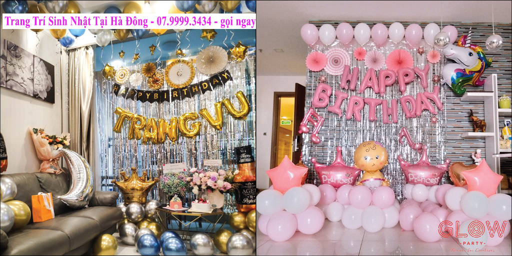 Trang trí sinh nhật cho bé tại hà đông